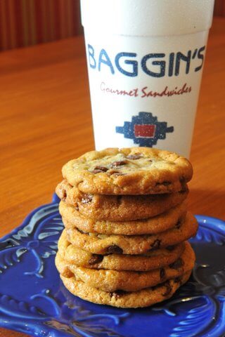 Baggin's famous lil' chocolate chip cookie