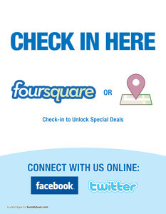 Tweet us, Friend us, Email us or Text us!