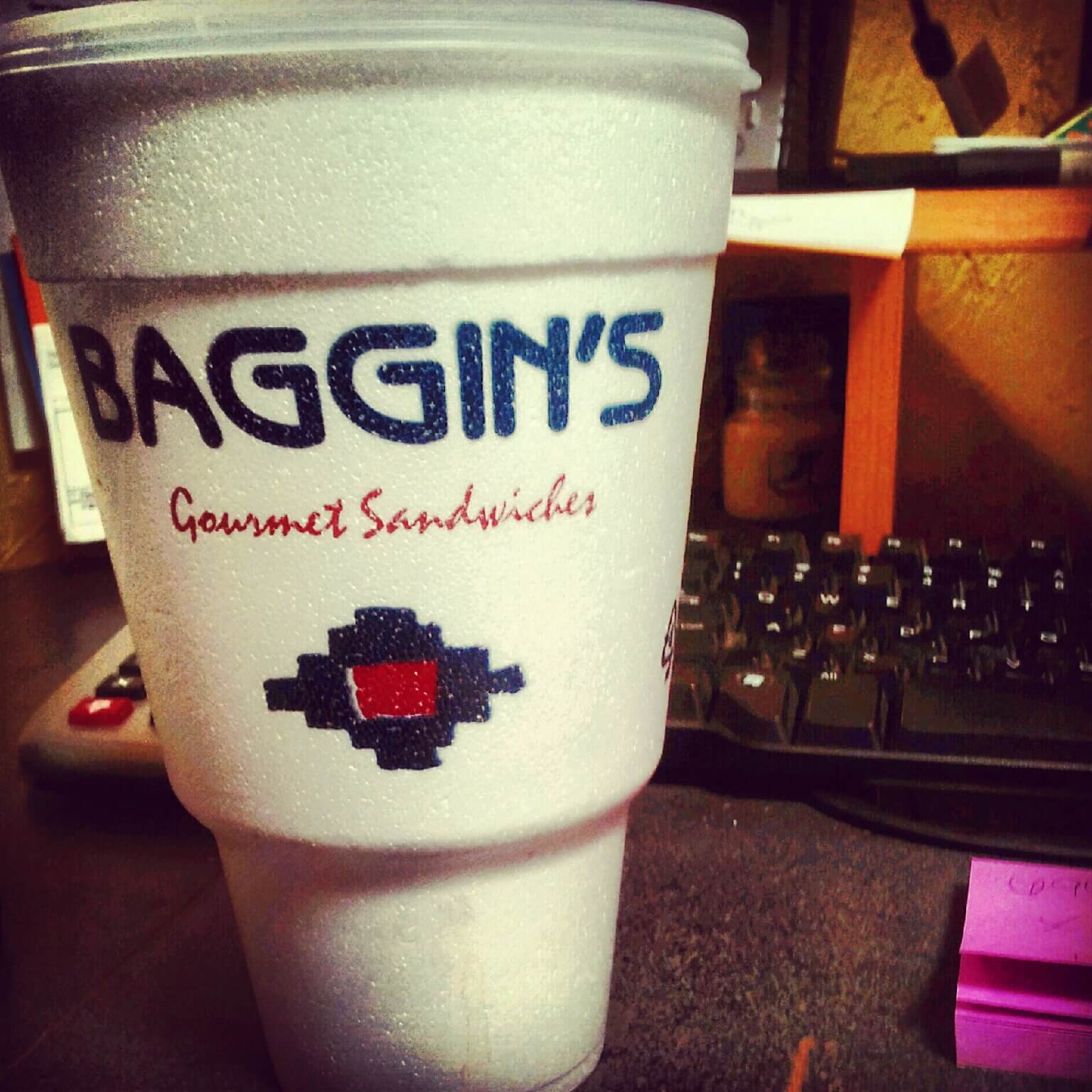 Baggin's large cup!